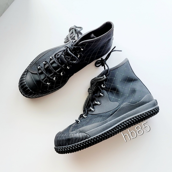 Converse x Slam Jam Bosey MC Hi Black Silver Women's 6.5 - Picture 2 of 6